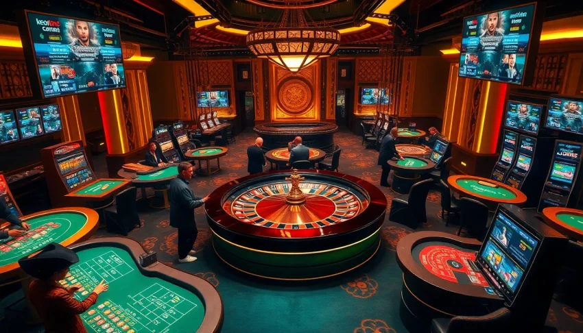 Engage in exciting betting experiences with keonhacai at upscale casino tables.